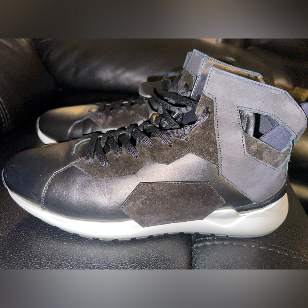 Buscemi Squad leather & Suede High top Sneakers